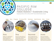 Tablet Screenshot of pacificrimcollege.com